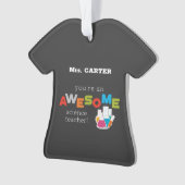 科学先生感謝の日素晴らし, オーナメント (正面)