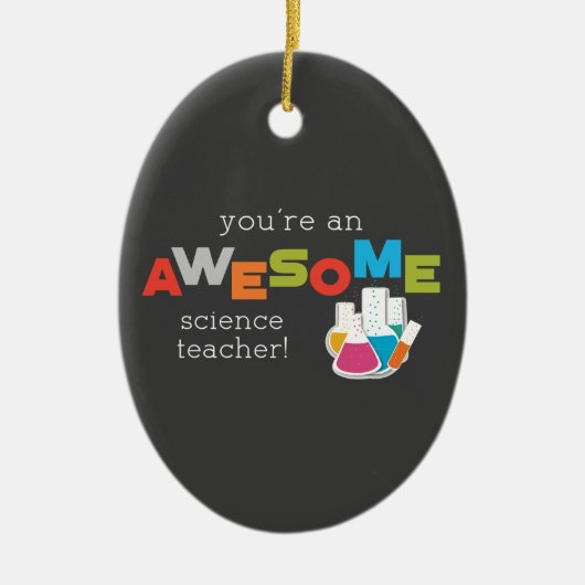 科学先生感謝の日素晴らし, セラミックオーナメント (正面)