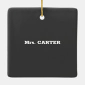 科学先生感謝の日素晴らし, セラミックオーナメント (裏面)