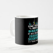 科学先生教え生物化学物理学 コーヒーマグカップ (正面左)