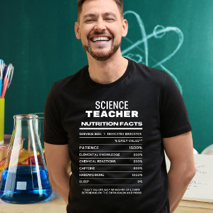 科学先生栄養おもしろい事実Tシャツ Tシャツ