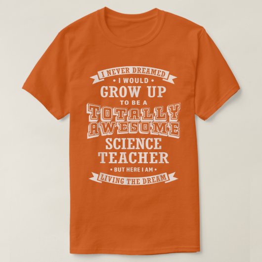 科学先生私は完全にフー夢を見た素晴らしことがない Tシャツ (デザイン正面)