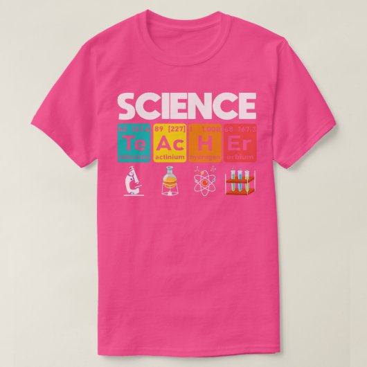 科学先生要素 Tシャツ (デザイン正面)