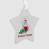 科学先生、実験メリークリスマス オーナメント (正面)