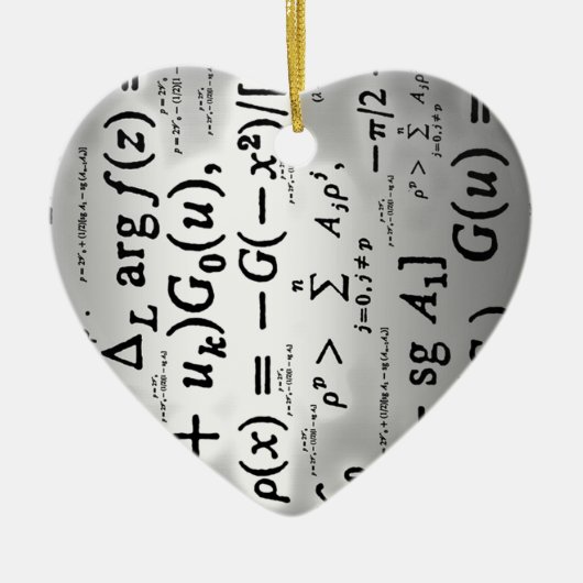 科学公式 セラミックオーナメント (正面)