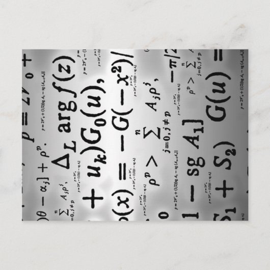 科学公式 ポストカード (正面)