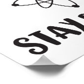 科学前向き的おもしろい陽性 ポスター (角)