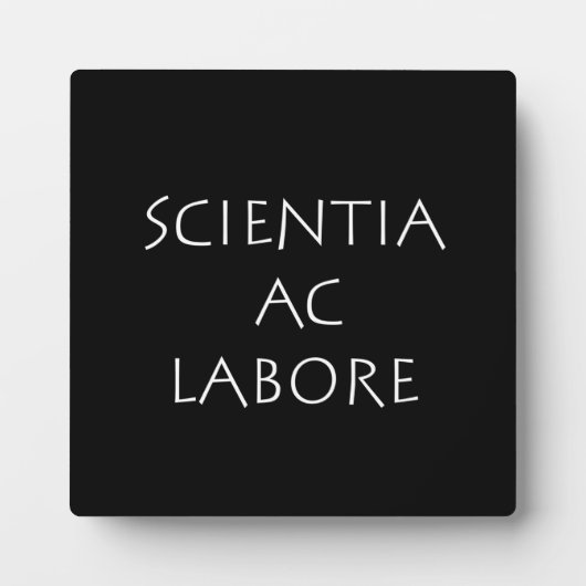 科学労働 フォトプラーク (正面)
