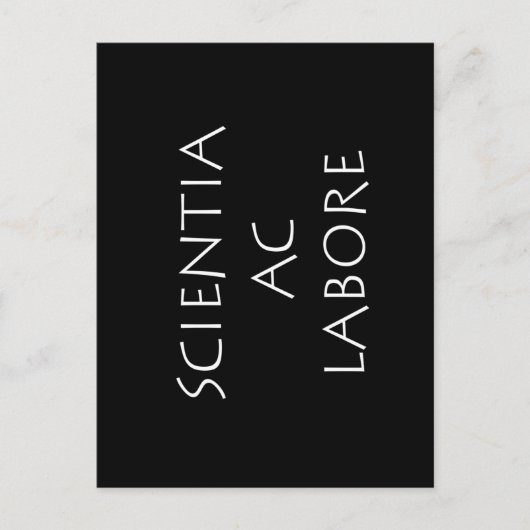 科学労働 ポストカード (正面)