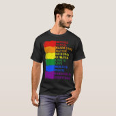 科学動揺しては実在LGBTの要件である Tシャツ (正面フル)