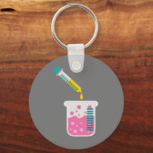 科学化学かわいい科学機器 キーホルダー (正面)