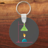 科学化学かわいい科学機器 キーホルダー (正面)