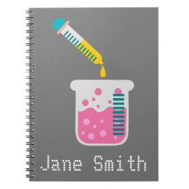 科学化学かわいい科学機器 ノートブック