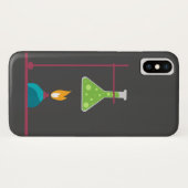 科学化学かわいい科学機器 Case-Mate iPhoneケース (裏面(横))
