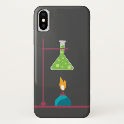 科学化学かわいい科学機器 Case-Mate iPhoneケース (裏面)