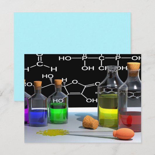 科学化学はがき ポストカード (正面/裏面)