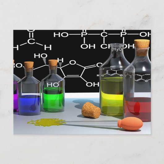 科学化学はがき ポストカード (正面)