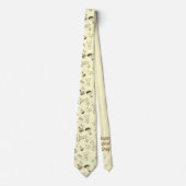 科学化学先生パターンタイ ネクタイ (正面)