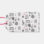 科学化学研究者誕生日パーティーテーマ ギフトタグ (裏面横)