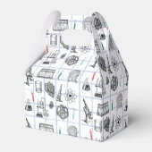 科学化学研究者誕生日パーティーテーマ フェイバーボックス (裏面サイド)