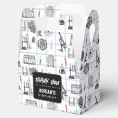 科学化学研究者誕生日パーティーテーマ フェイバーボックス (オープン)