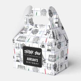 科学化学研究者誕生日パーティーテーマ フェイバーボックス