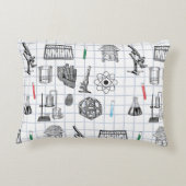 科学化学科学者パターン アクセントクッション (裏面)