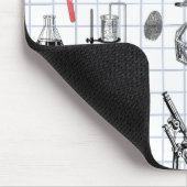 科学化学科学者パターン マウスパッド (コーナー)