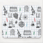 科学化学科学者パターン マウスパッド (正面)