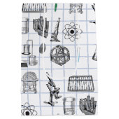 科学化学科学者パターン ミディアムペーパーバッグ (裏面)