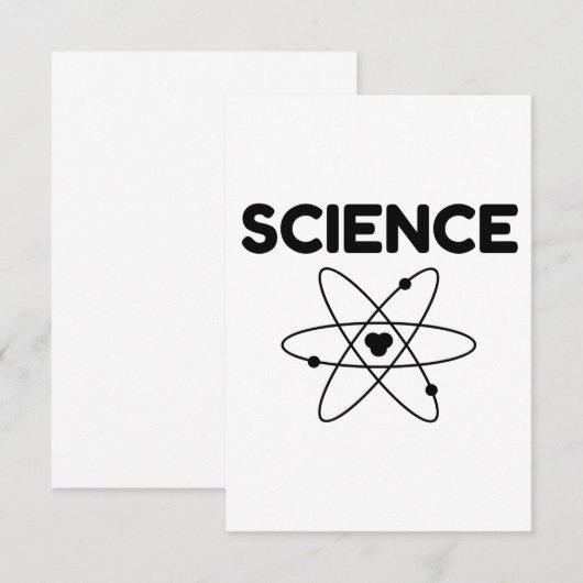 科学原子 サンキューカード (正面/裏面)