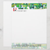 科学回路の緑レターヘッド レターヘッド (正面/裏面)