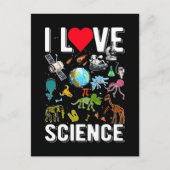 科学天文学数学物理化学生物学 ポストカード (正面)