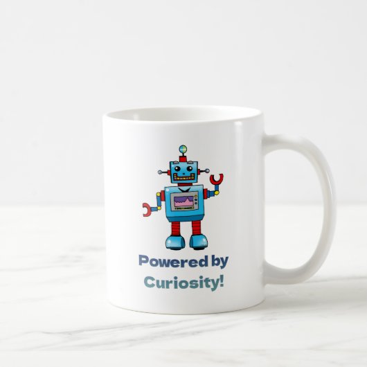 科学子供へ – ロボット コーヒーマグカップ (右)