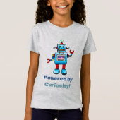 科学子供へ – ロボット Tシャツ (正面)