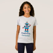 科学子供へ – ロボット Tシャツ (正面フル)