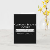 科学学位の授与 カード (黄色い花)