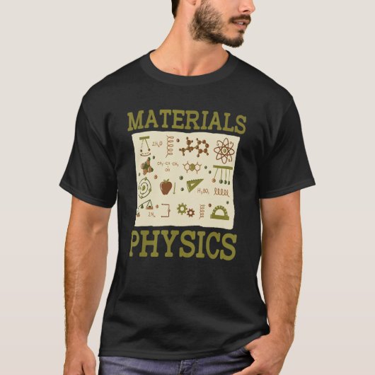 科学学生物理学応用物理学物質 Tシャツ (正面)