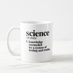 科学定義-真実によって和解する知識 コーヒーマグカップ