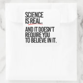 科学実在は要らない信じ スクエアシール (バッグ)