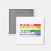 科学実在は黒人問題 マグネット (正面/裏面)