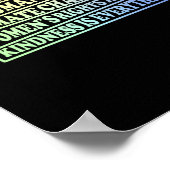 科学実在は – 黒い生活 – 愛は愛 – ポスター (角)