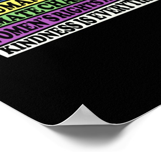 科学実在は – 黒い生活 – 愛は愛 – ポスター (角)