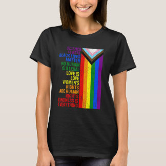 科学実在はBlm愛は愛LgbtレゲイPr Tシャツ