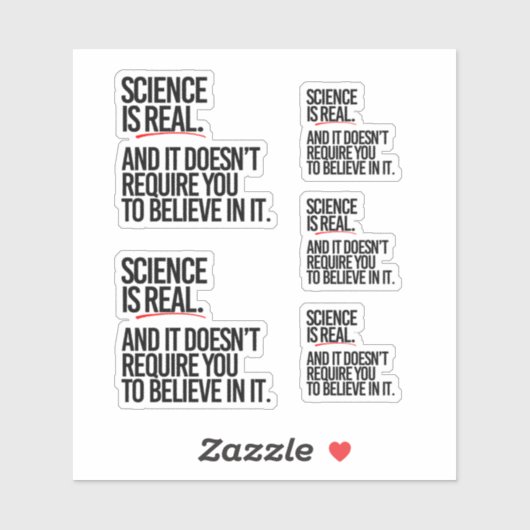 科学実在 シール (シート)