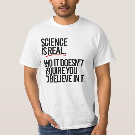科学実在 Tシャツ (正面)