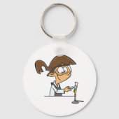 科学実験を行う キーホルダー (裏面)