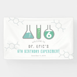 科学実験グリーンボーイ誕生日歓迎 横断幕