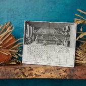 科学実験室と化学シンボルや象徴表 フォトプラーク (側面)