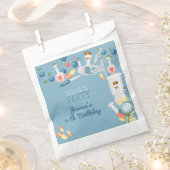 科学実験室と実験の誕生日パーティー フェイバーバッグ (クリップ留めされた状態)